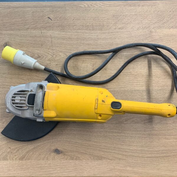 DeWalt DWE492-LX 110V 230mm Angle Grinder 2200W Case Blades Used