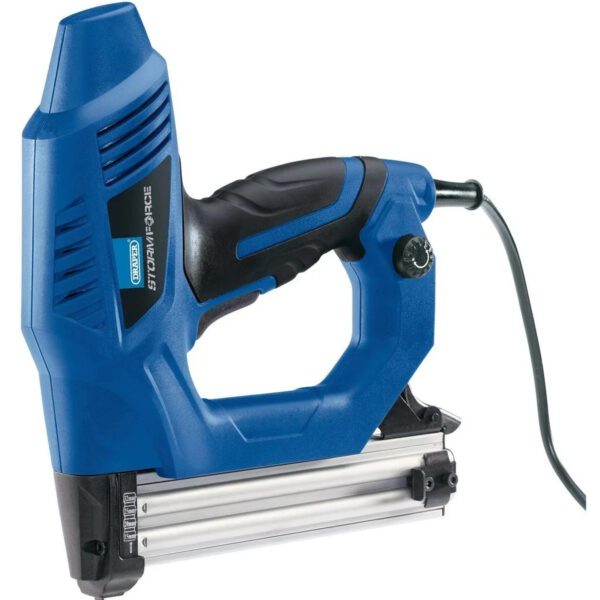 Electric Staple & Nail Gun Storm Force Upholstery Tacker Tool 32mm Draper 83659