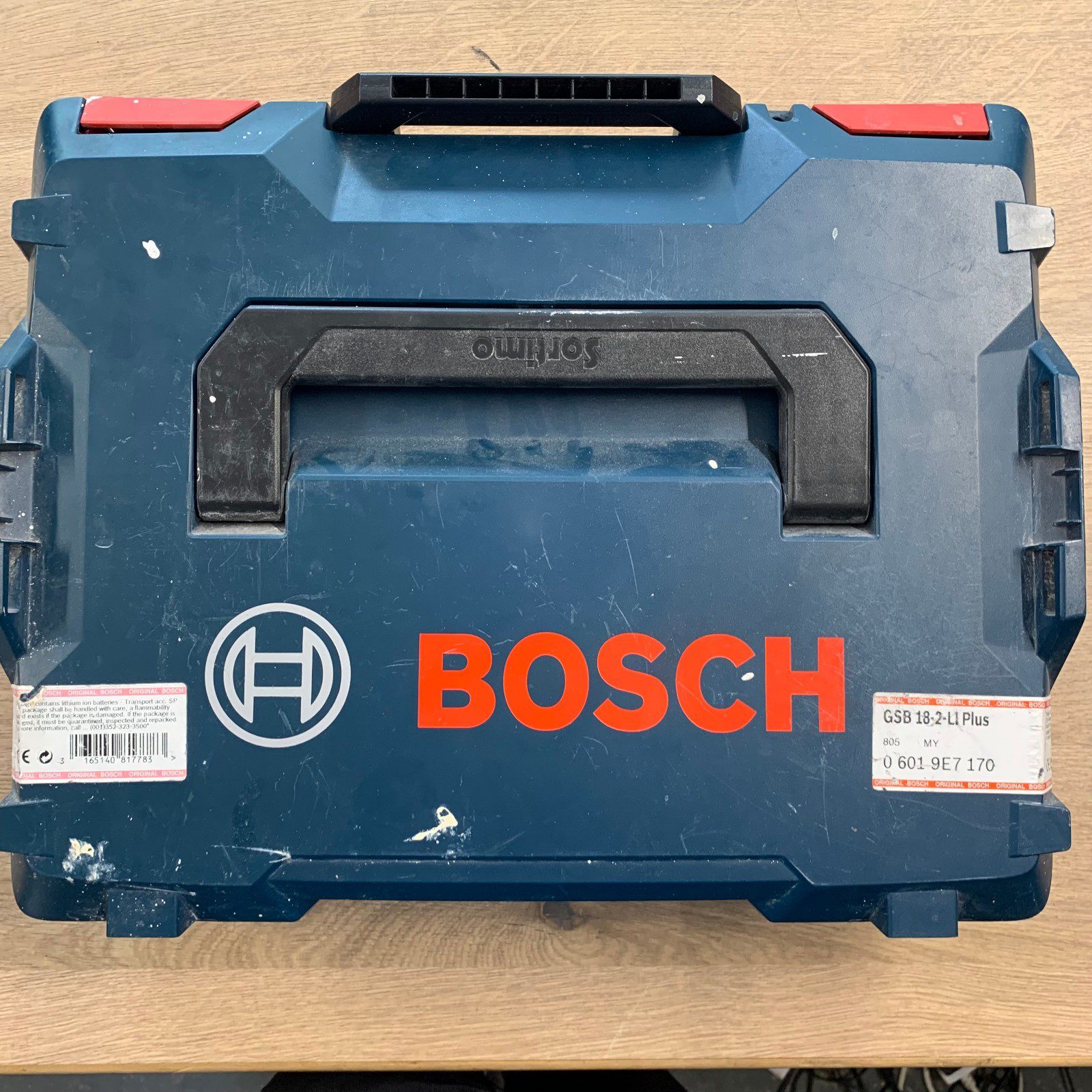 Bosch GSB 18-2-LI Plus 18V Combi Drill Body Case Driver Bit Set Used - Image 2