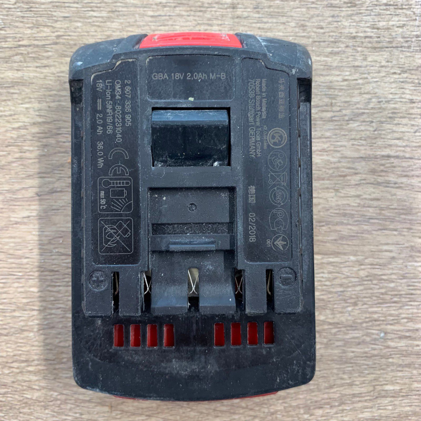 Bosch Professional 18v GBA 2.0Ah Li-Ion Battery AmpShare Bosch Professional - Image 4