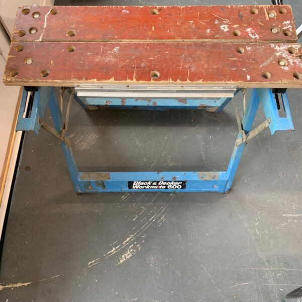 Black & Decker Workmate 600 Folding Workbench Portable Work Bench Used