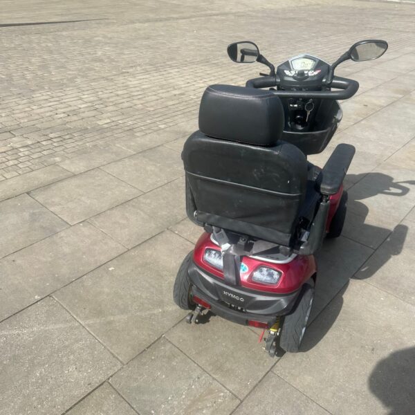 Kymco Agility 8mph Mobility Scooter Red Silver 4 Wheel New Batteries