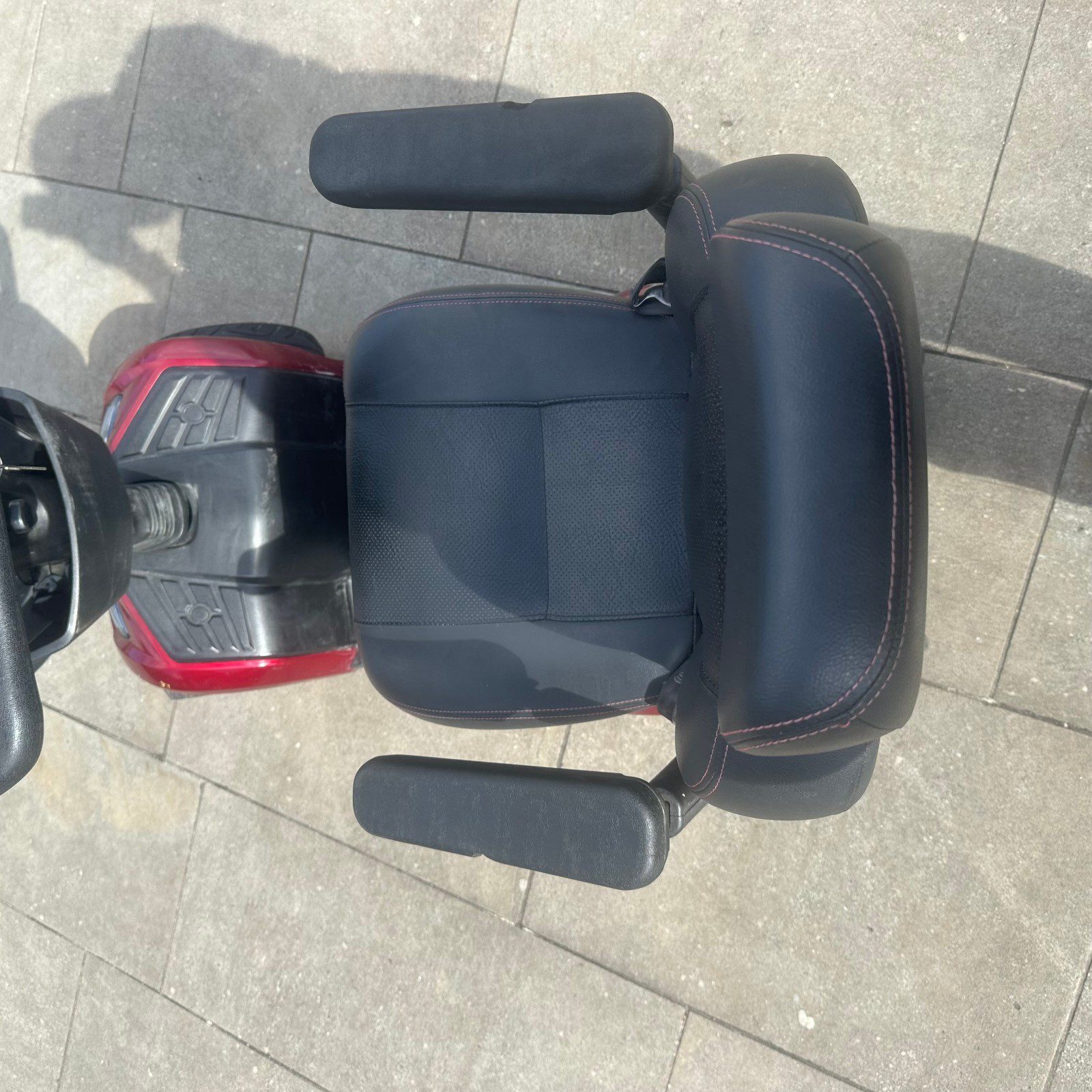 Kymco Agility 8mph Mobility Scooter Red Silver 4 Wheel New Batteries - Image 17