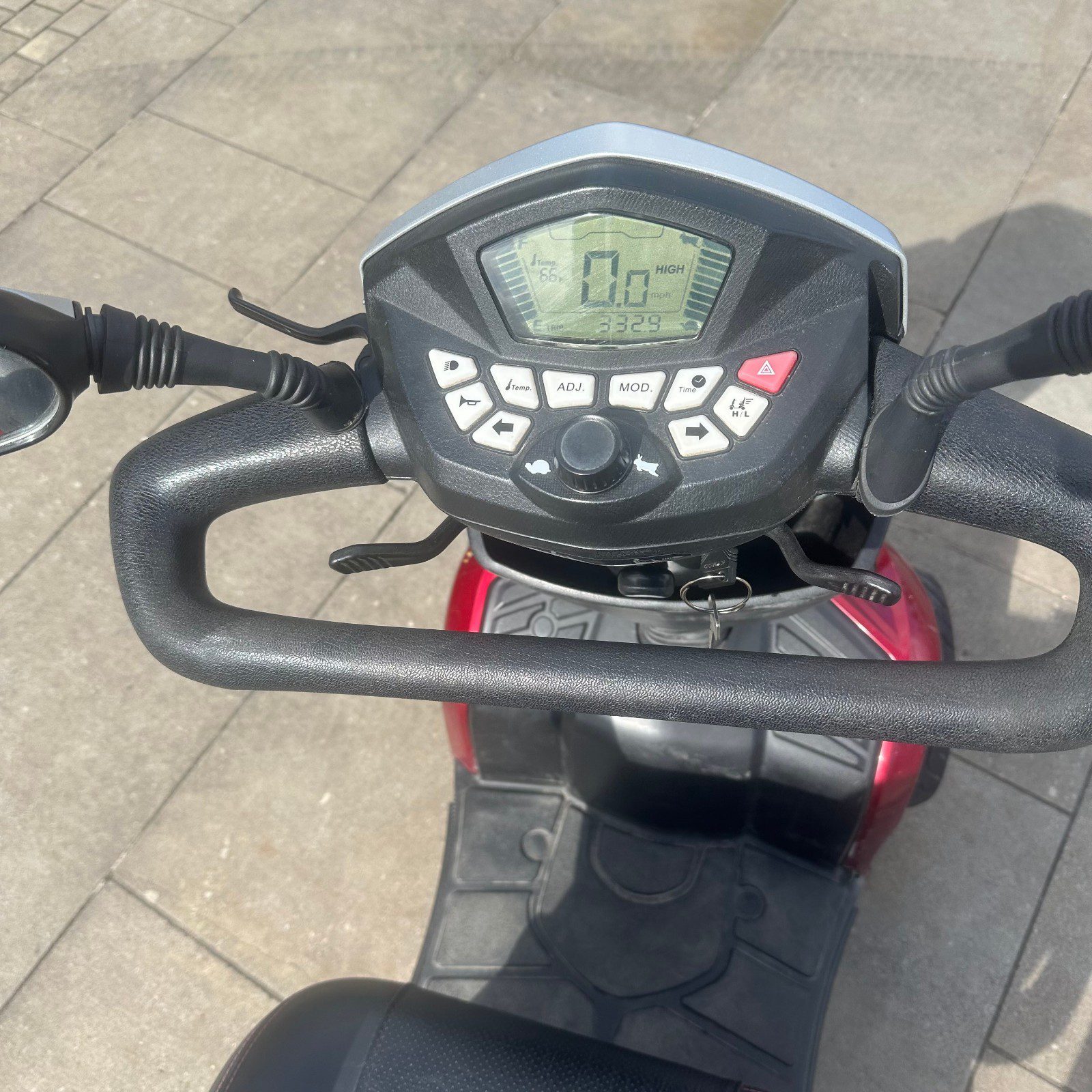 Kymco Agility 8mph Mobility Scooter Red Silver 4 Wheel New Batteries - Image 18