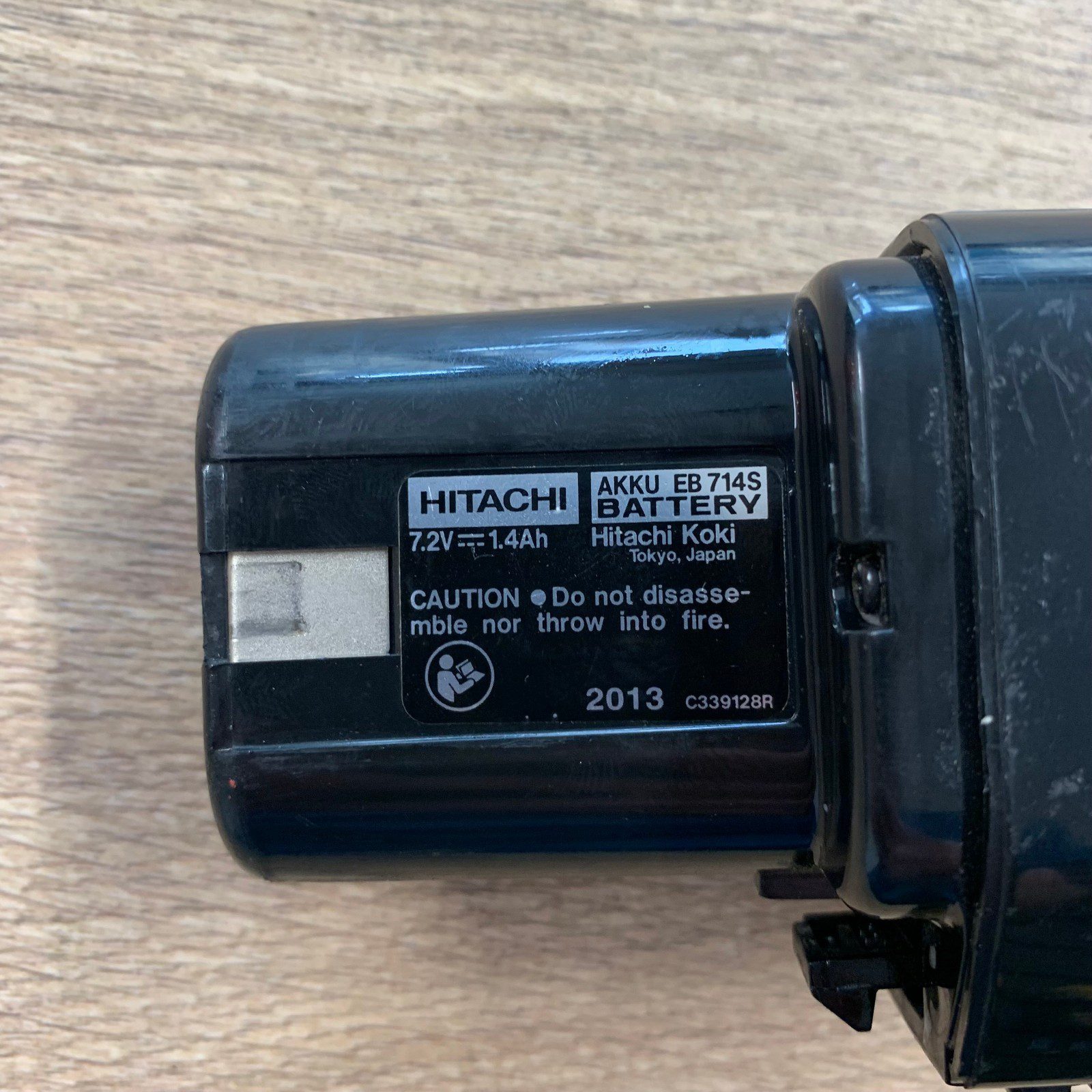Hitachi EB714S 7.2V 1.4Ah Ni-Cd Battery Pack For Hitachi Koki Tools Used - Image 2