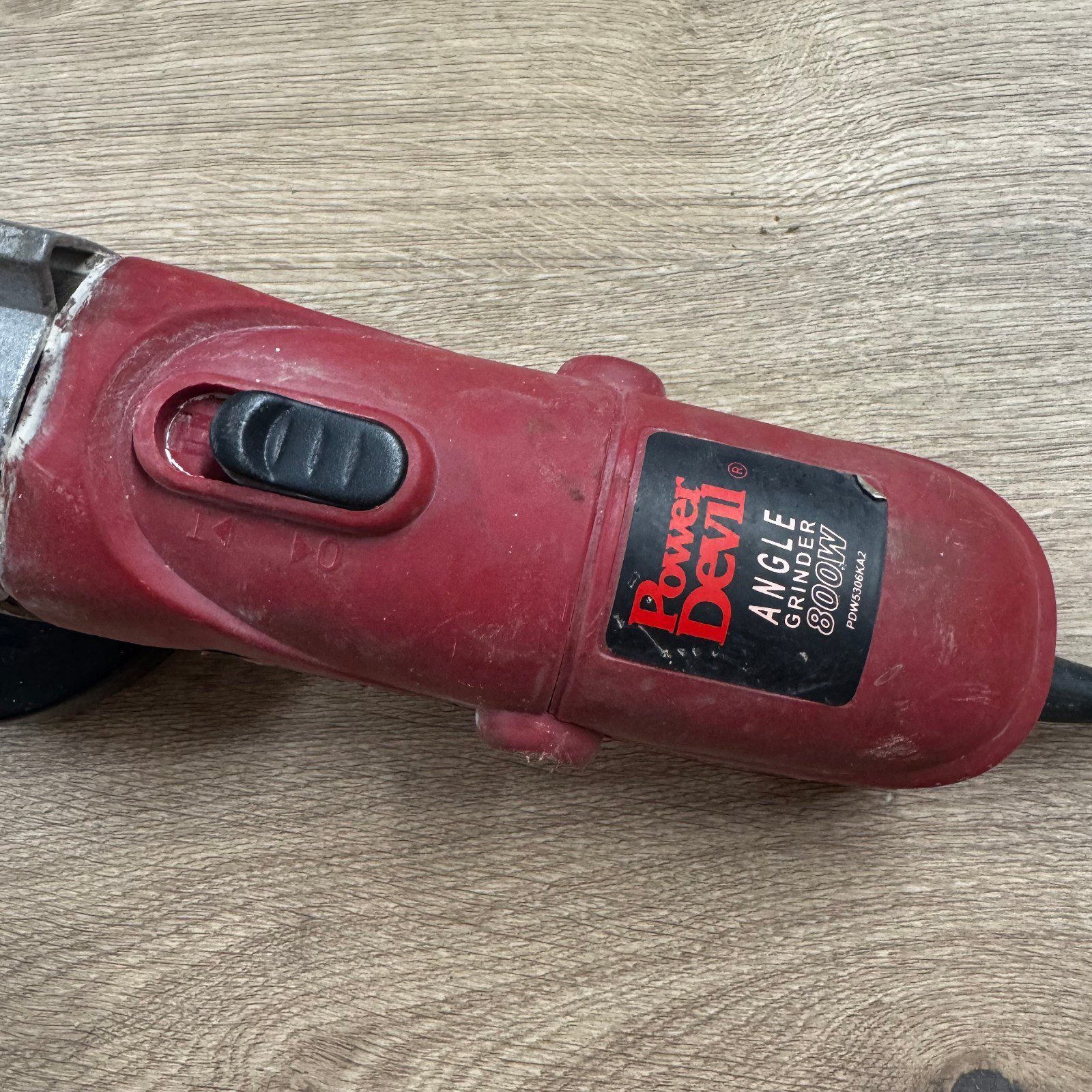 Power Devil 800W Angle Grinder 230V Used With Case Handle Spanner & Discs - Image 7