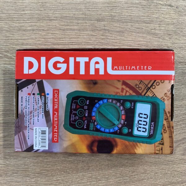 Excel XL830L Digital Multimeter Tester Wth Leads Boxed Voltage Current Ohm Meter
