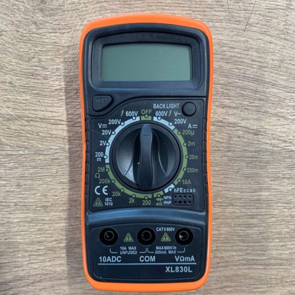Excel XL830L Digital Multimeter Tester Wth Leads Boxed Voltage Current Ohm Meter