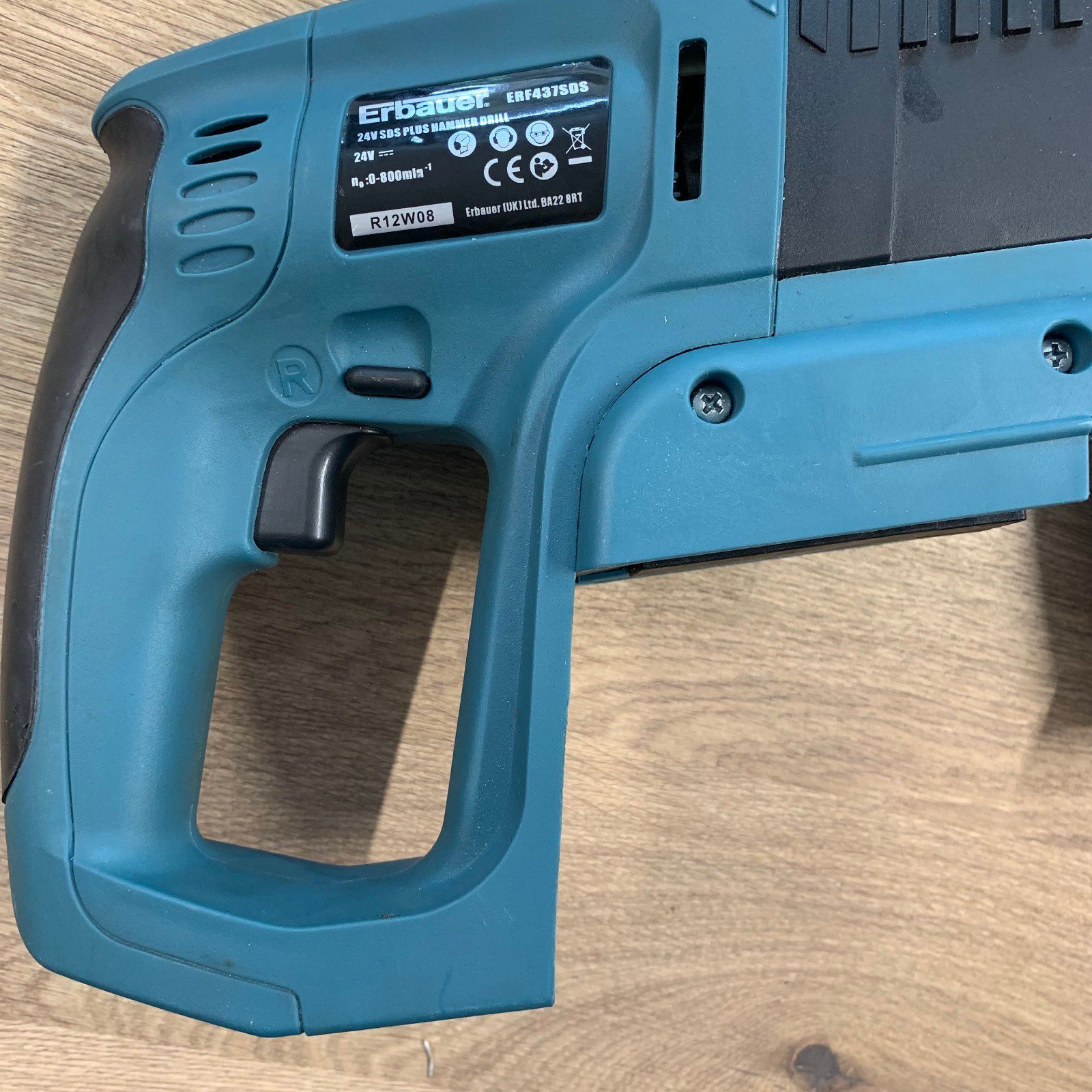 Erbauer ERF437SDS 24V SDS Plus Cordless Hammer Drill Body Only - Image 7