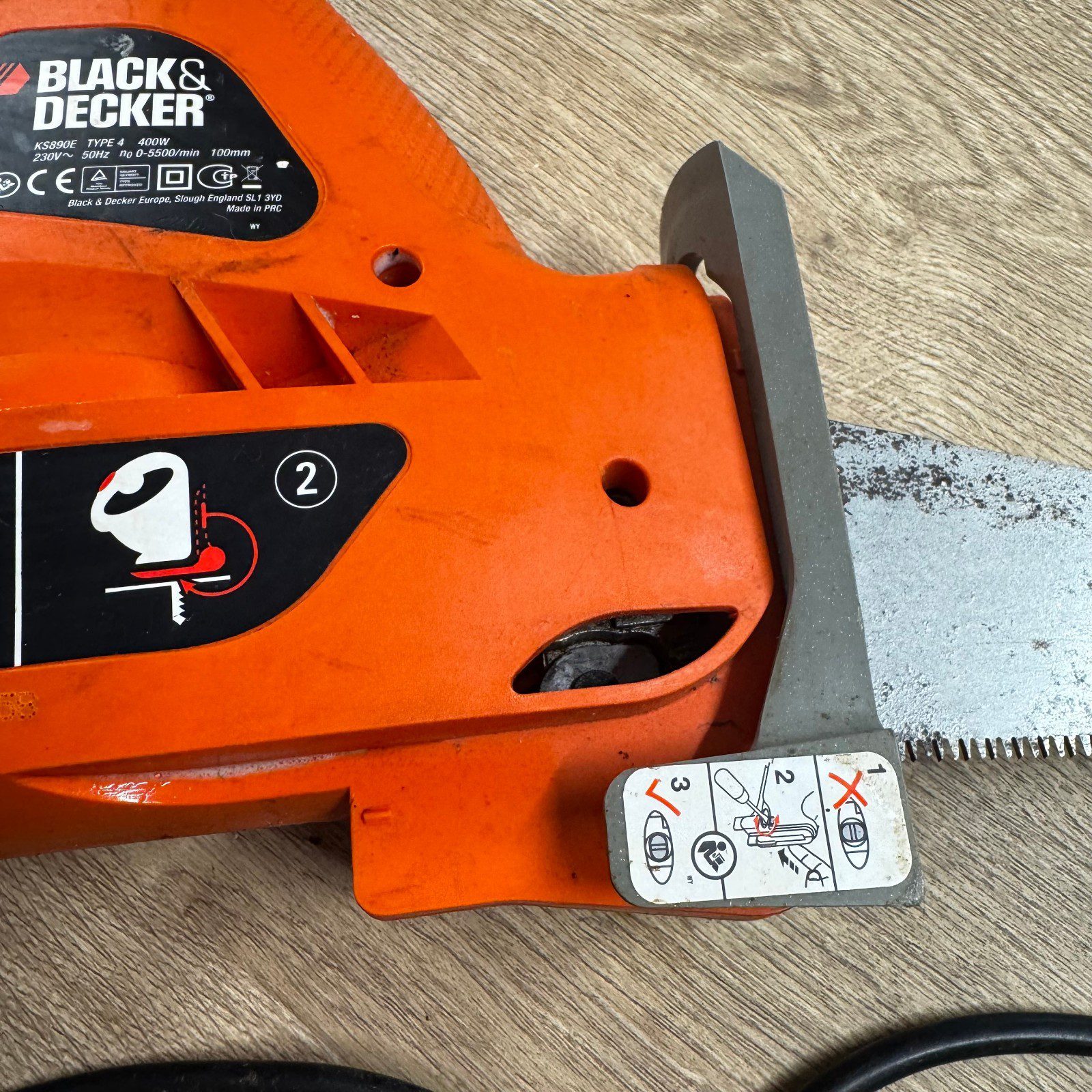 Black Decker KS890E Scorpion Saw 400W Electric Multi Saw 240V Corded Used Tool - Image 6