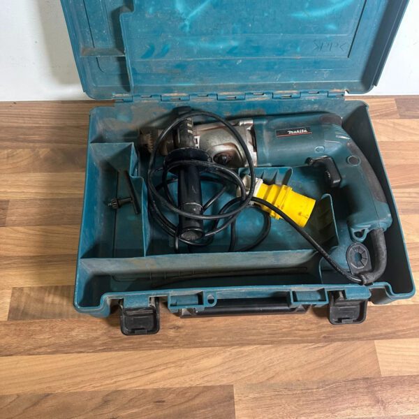 Makita HP2050F Hammer Drill 110V 720W 2 Speed Keyed Chuck With Case Handle