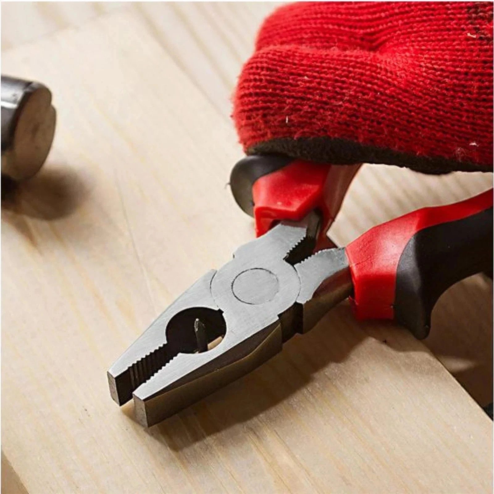 Dekton 200mm Soft Grip Combination Pliers Wire Cutters Plier Tool 8" - Image 4