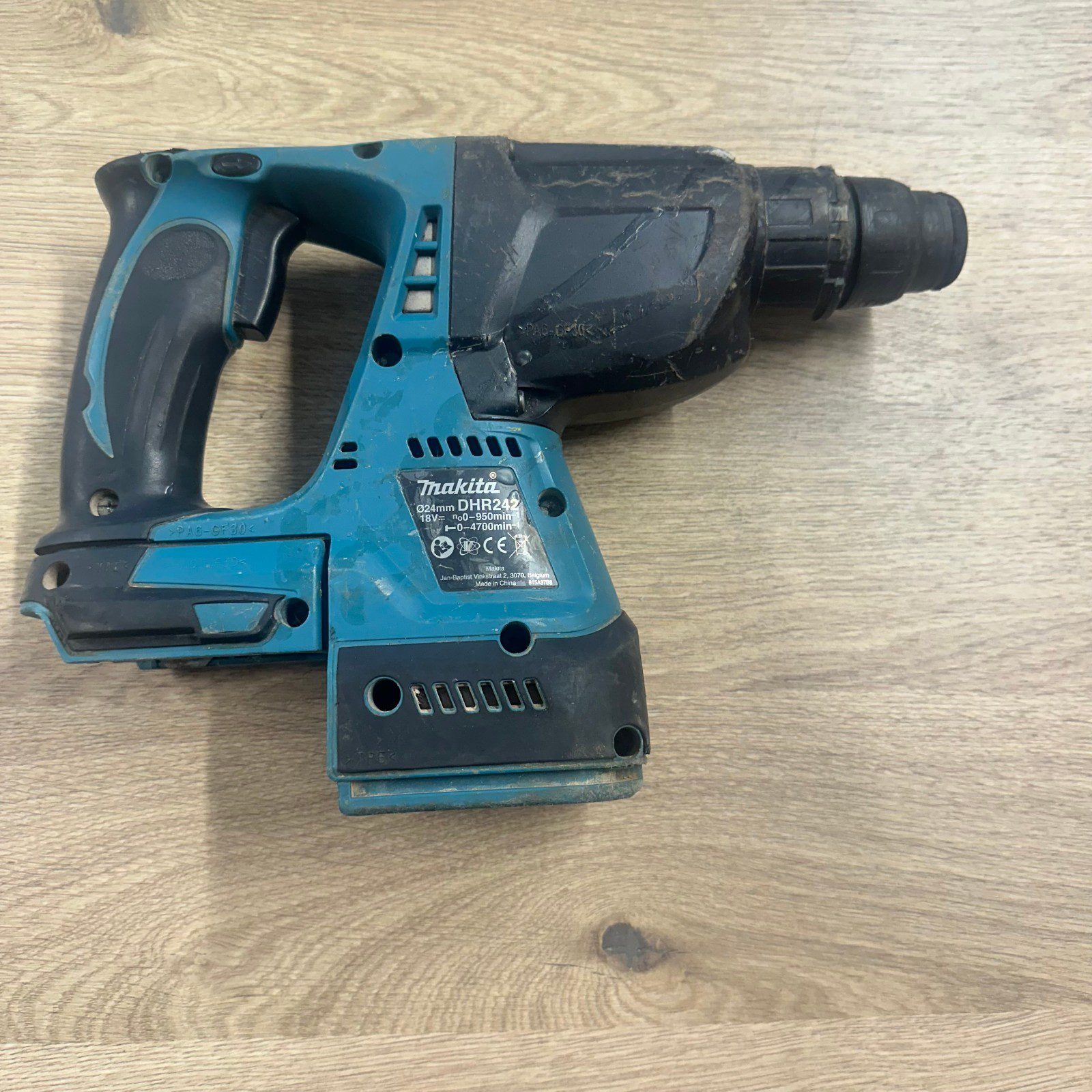 Makita DHR242 18V Brushless SDS Plus Rotary Hammer Drill Bare Unit Body Only - Image 2