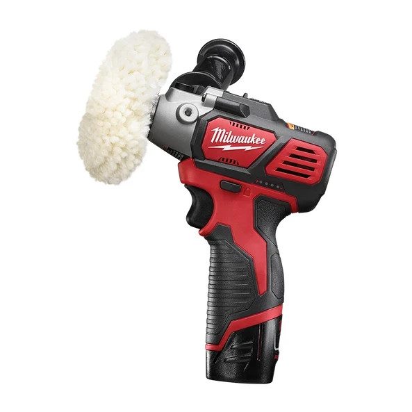 Milwaukee M12BPS-421X M12 Compact Polisher & Detail Sander, 2x Battery & Charger