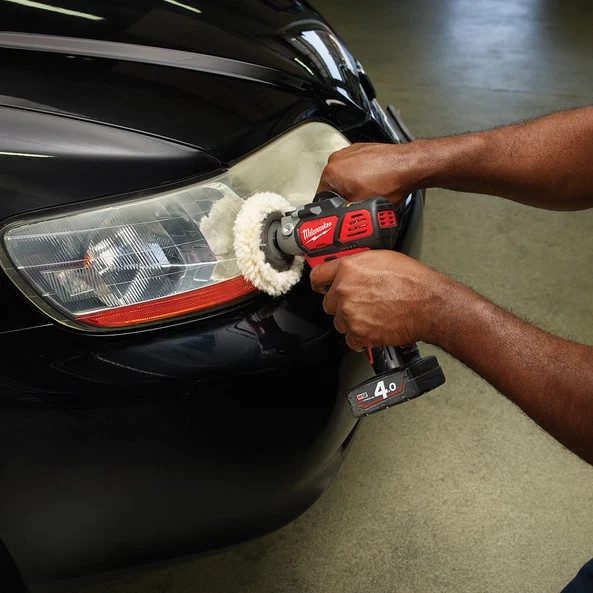 Milwaukee M12BPS-421X M12 Compact Polisher & Detail Sander, 2x Battery & Charger