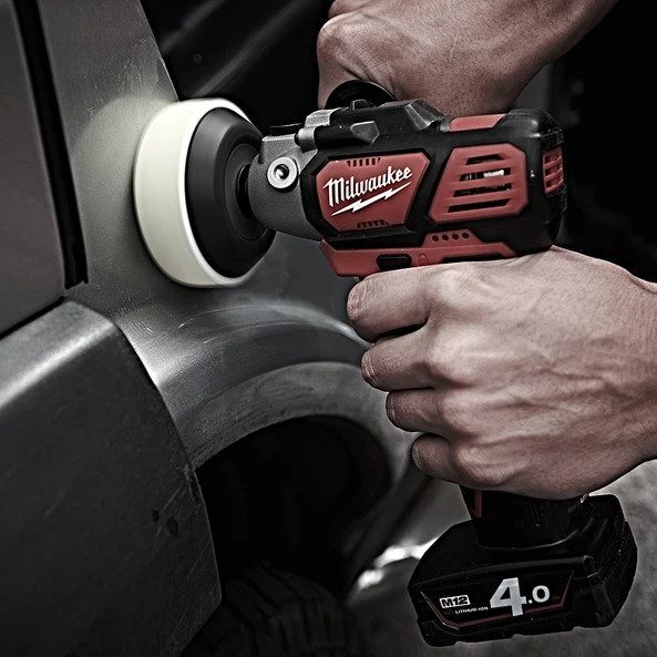 Milwaukee M12BPS-421X M12 Compact Polisher & Detail Sander, 2x Battery & Charger