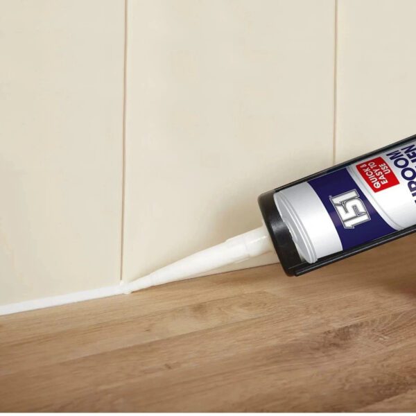 151 Bathroom Kitchen Acrylic Sealant White Crack Gap Filler Cartridge New