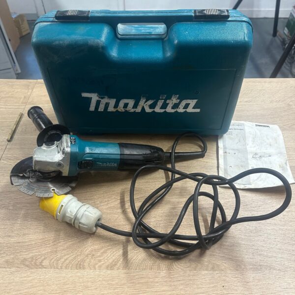 Makita GA4530R 110V 115mm Angle Grinder With Case Used Working Order