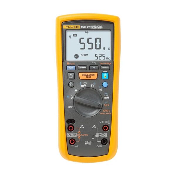 Fluke 1587 FC Insulation Multimeter Tester Kit With Leads Case New