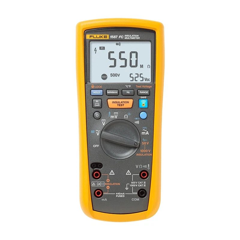 Fluke 1587 FC Insulation Multimeter Tester Kit With Leads Case New - Image 3