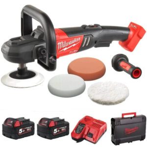 Milwaukee M18 FAP180-502X 18V Fuel Cordless Polisher Kit 2 x 5.0Ah New
