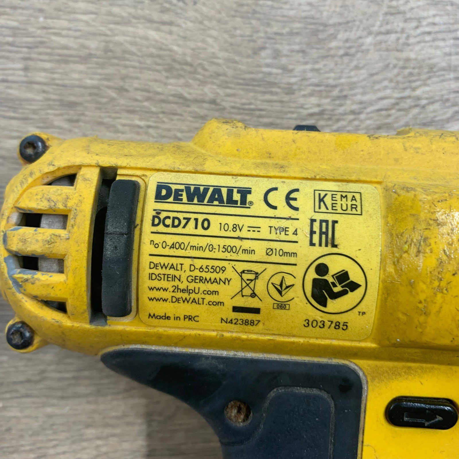 DeWalt DCD710 10.8V 12V XR Li-Ion Cordless Drill Driver Body Only Used - Image 3