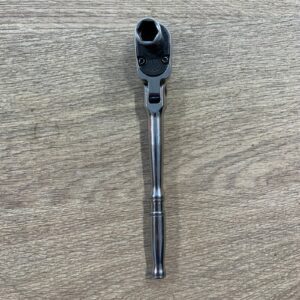 Snap-on TF72 Flex Head Ratchet 1/4" Drive With 10mm Socket Chrome Used Tool