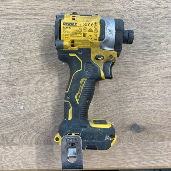 DeWalt DCF860 18V XR Brushless Impact Driver Body Only Used Cordless Tool