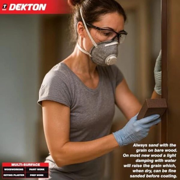 Dekton DT80792 Flexible Sanding Block 40 Grit Coarse Multi Surface New