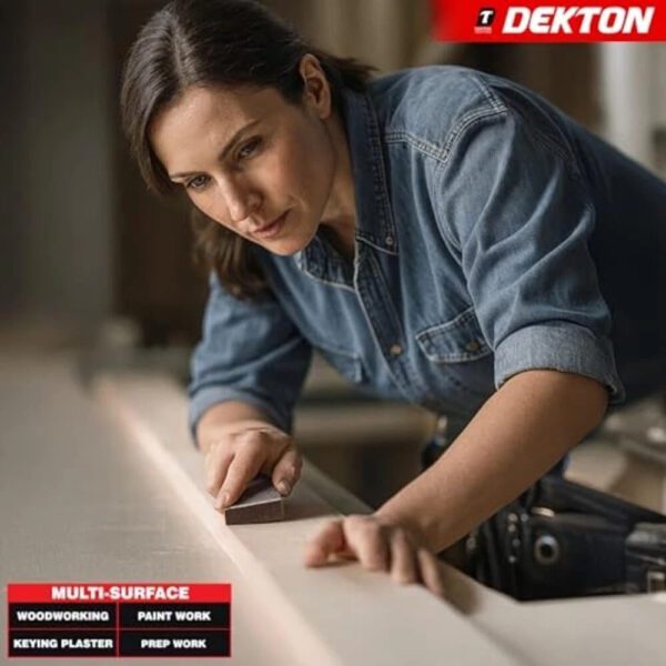 Dekton DT80792 Flexible Sanding Block 40 Grit Coarse Multi Surface New