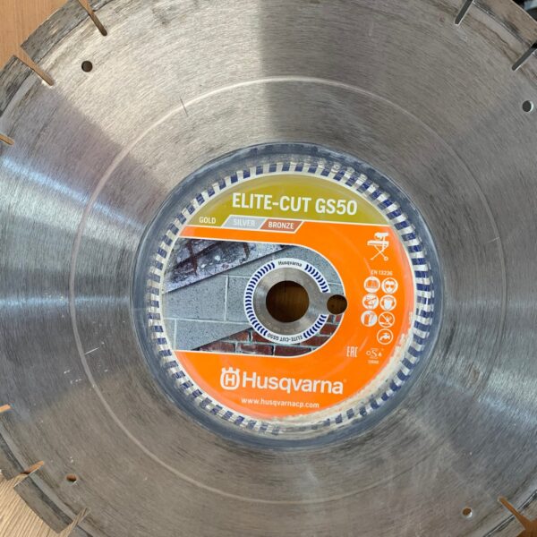 Husqvarna Elite-Cut GS50 Diamond Cutting Disc Blade 350mm Masonry Used