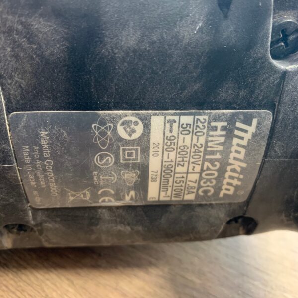 Makita HM1203C SDS Max Demolition Breaker Hammer Drill 240V 1510W With Case