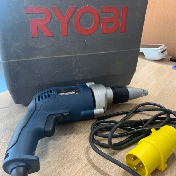 Ryobi ESD-6025V 110V Drywall Screwdriver Screw Gun With Case Used