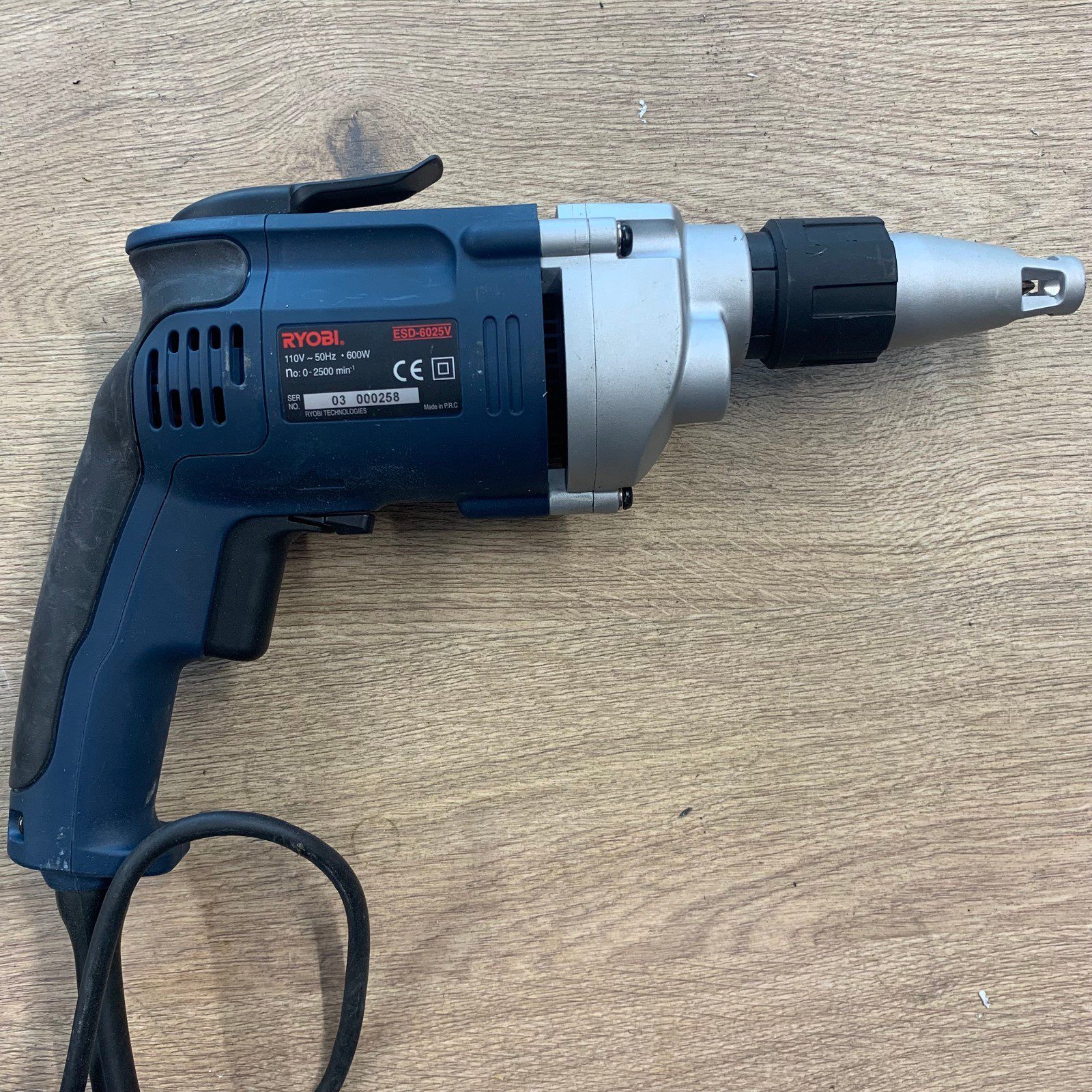 Ryobi ESD-6025V 110V Drywall Screwdriver Screw Gun With Case Used - Image 4
