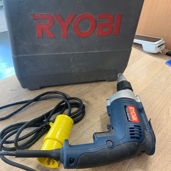 Ryobi ESD-6025V 110V Drywall Screwdriver Screw Gun With Case Used