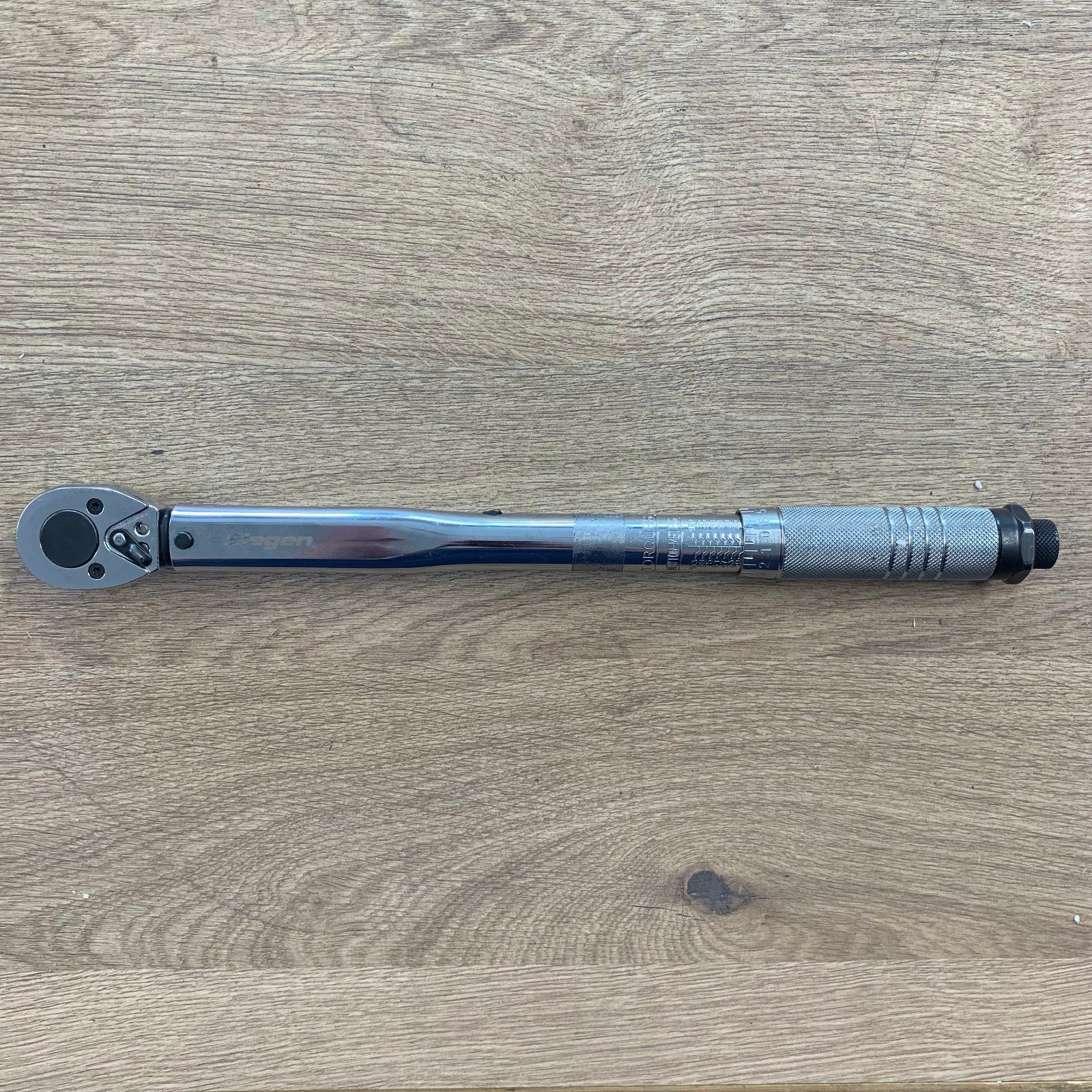 Siegen 1/2in Drive Torque Wrench Ratchet Adjustable Nm lb-ft Used - Image 1