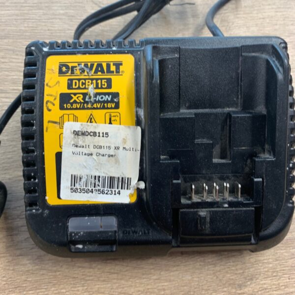 DeWalt DCB115 XR 10.8V 14.4V 18V Li-Ion Battery Charger Used