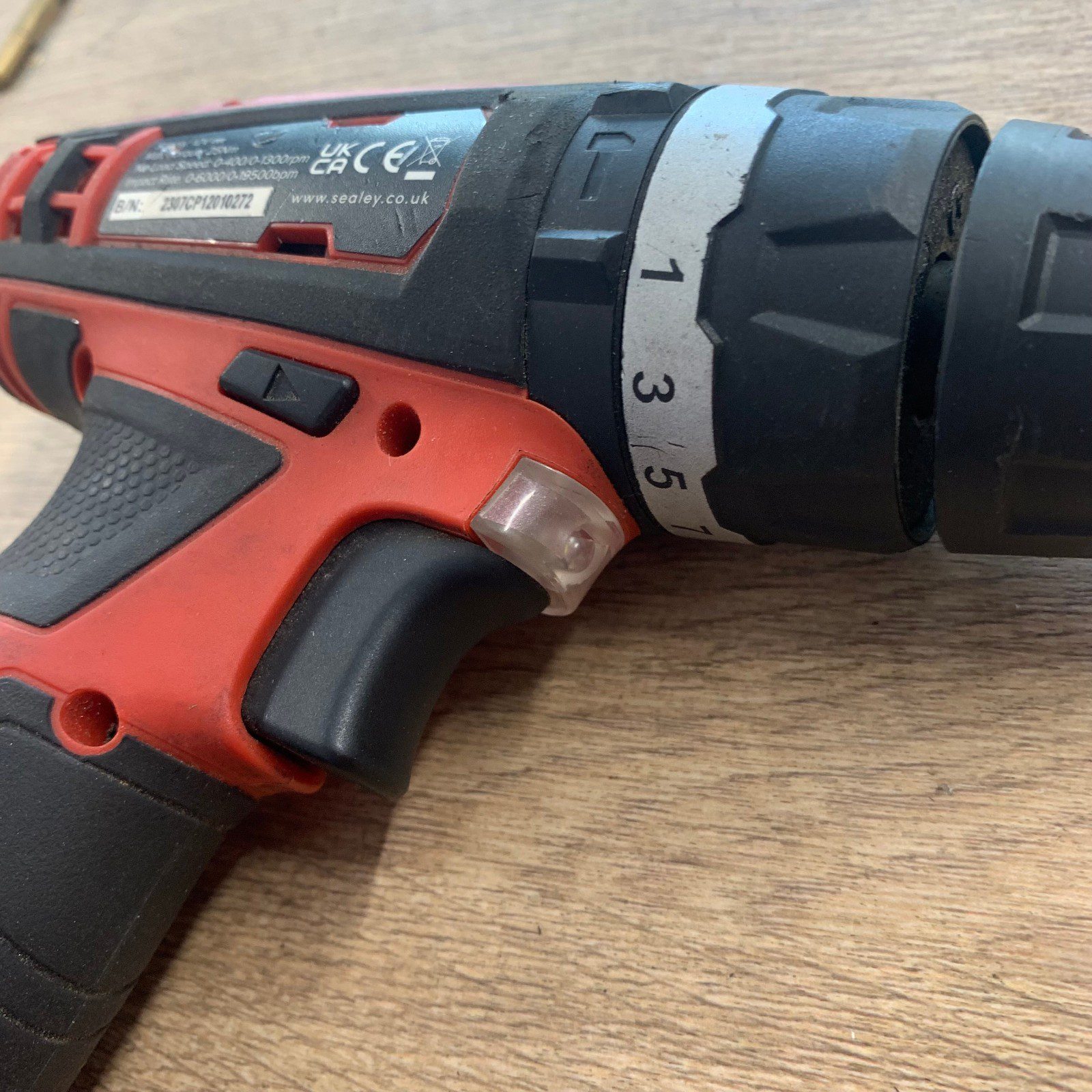 Sealey CP1201 12V SV12 Series 10mm Combi Drill Body Only Used Cordless - Image 16