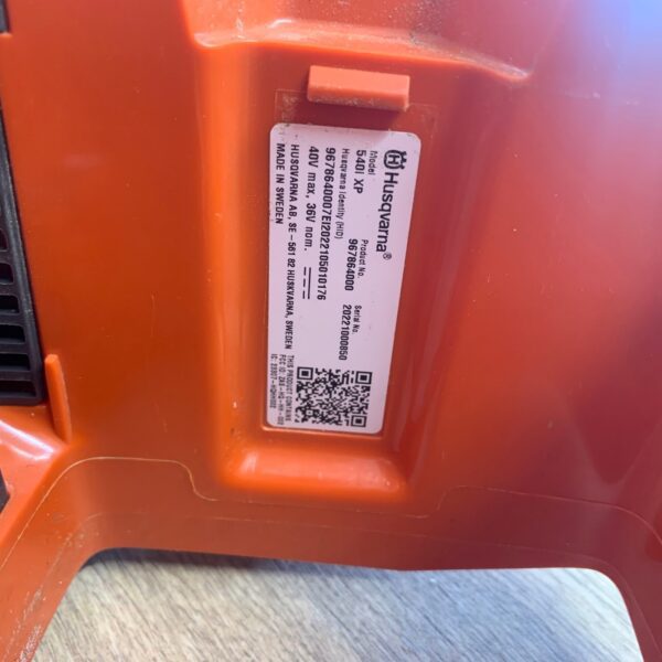 Husqvarna 540i XP Cordless Chainsaw 36V Battery Charger Bar Chain Used