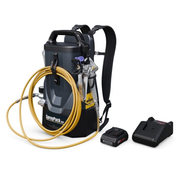 Wagner SprayPack 18V Cordless Airless Paint Sprayer Kit Battery Charger Boxed