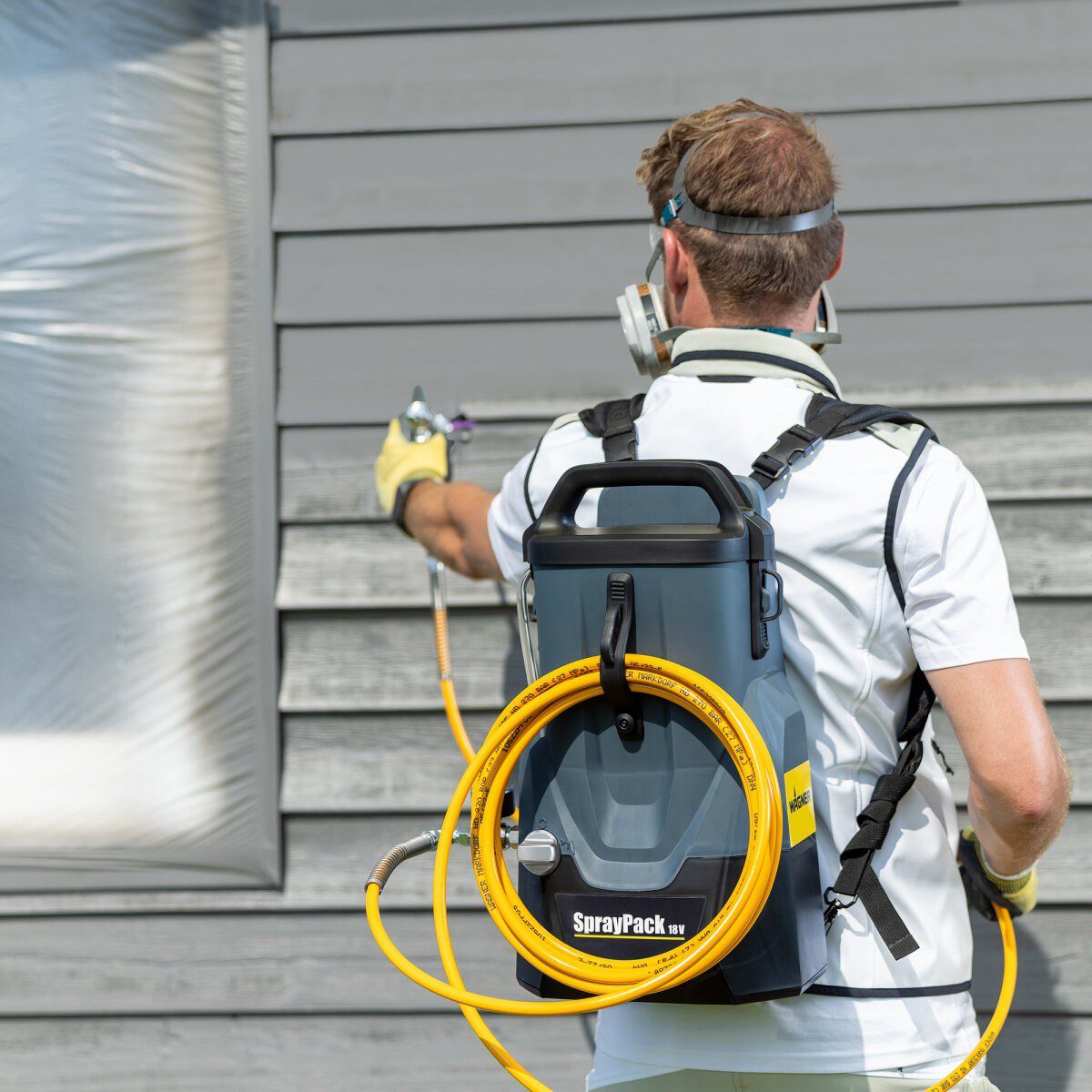 Wagner SprayPack 18V Cordless Airless Paint Sprayer Kit Battery Charger Boxed - Image 5