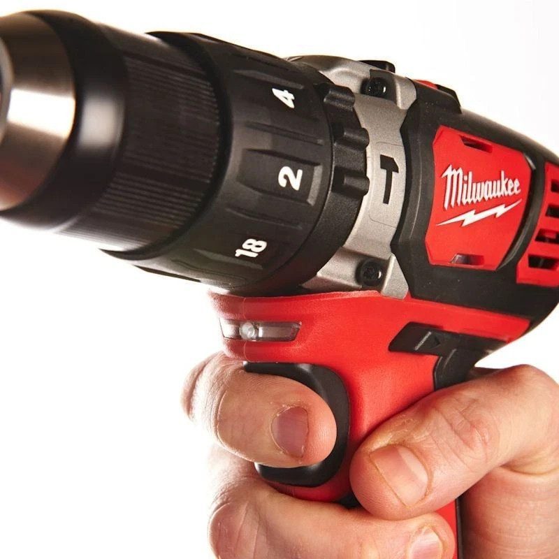 Milwaukee M18 BPD-402C Combi Drill Kit 18V 2x 4.0Ah Batteries Charger Case - Image 4