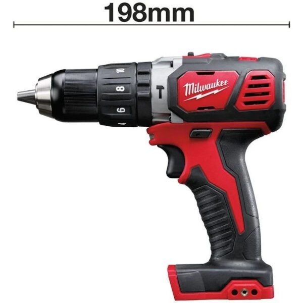 Milwaukee M18 BPD-402C Combi Drill Kit 18V 2x 4.0Ah Batteries Charger Case