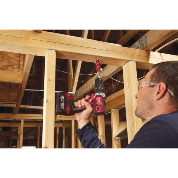 Milwaukee M18 BPD-402C Combi Drill Kit 18V 2x 4.0Ah Batteries Charger Case
