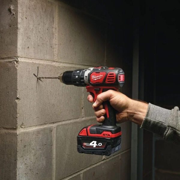 Milwaukee M18 BPD-402C Combi Drill Kit 18V 2x 4.0Ah Batteries Charger Case