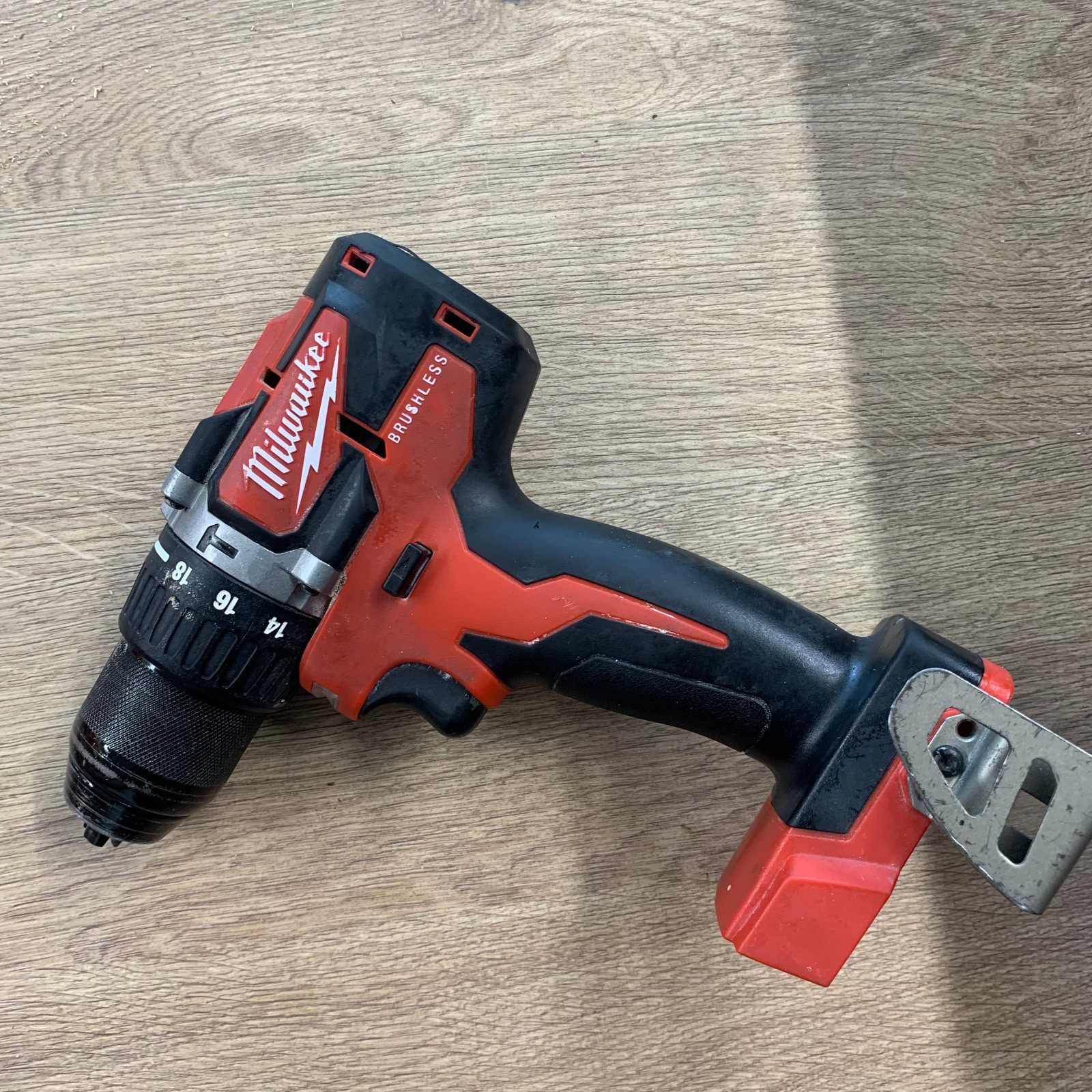 Milwaukee M18 CBLPD 18V Brushless Combi Drill Body Only Cordless Drill Driver - Image 2