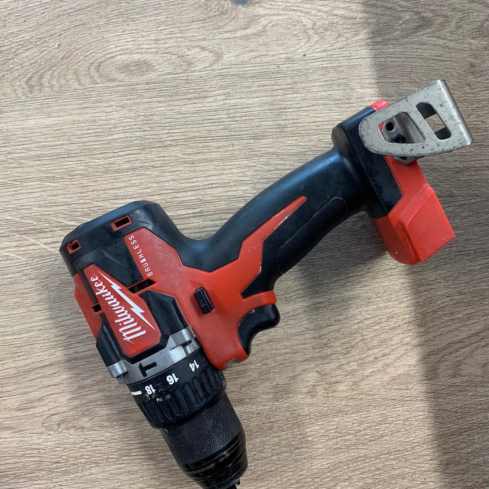 Milwaukee M18 CBLPD 18V Brushless Combi Drill Body Only Cordless Drill Driver - Image 3