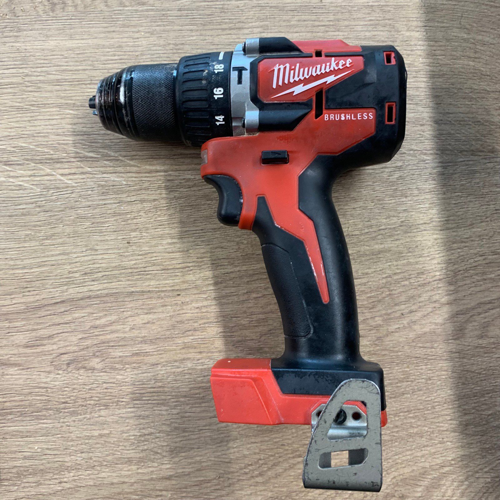 Milwaukee M18 CBLPD 18V Brushless Combi Drill Body Only Cordless Drill Driver - Image 7