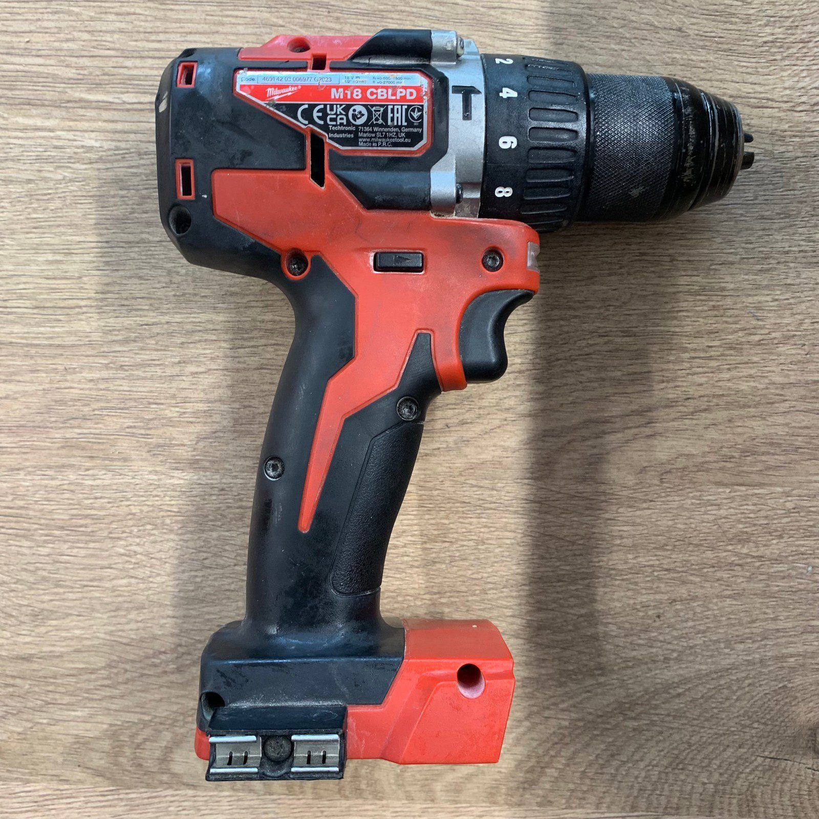 Milwaukee M18 CBLPD 18V Brushless Combi Drill Body Only Cordless Drill Driver - Image 14