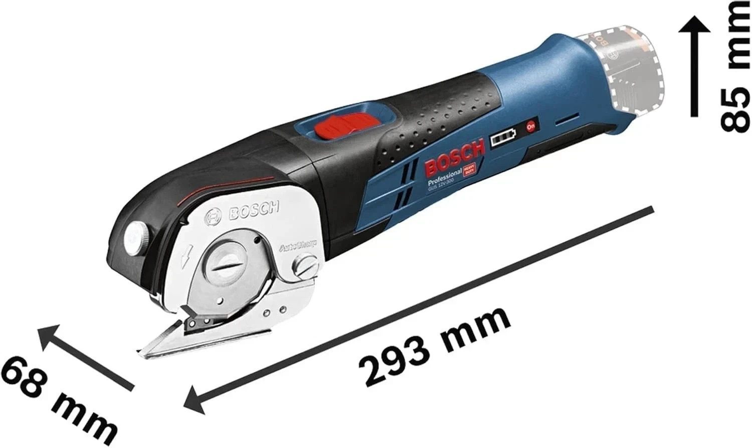Bosch GUS 12V-300 Professional Universal Shear 12V Cordless - Bare Unit - Image 5